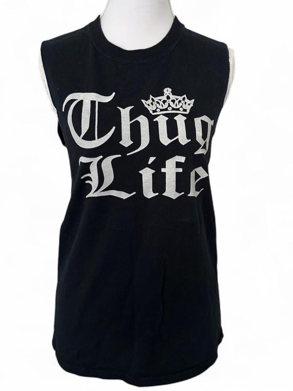 Tupac Thug Life Black Muscle Tank Top